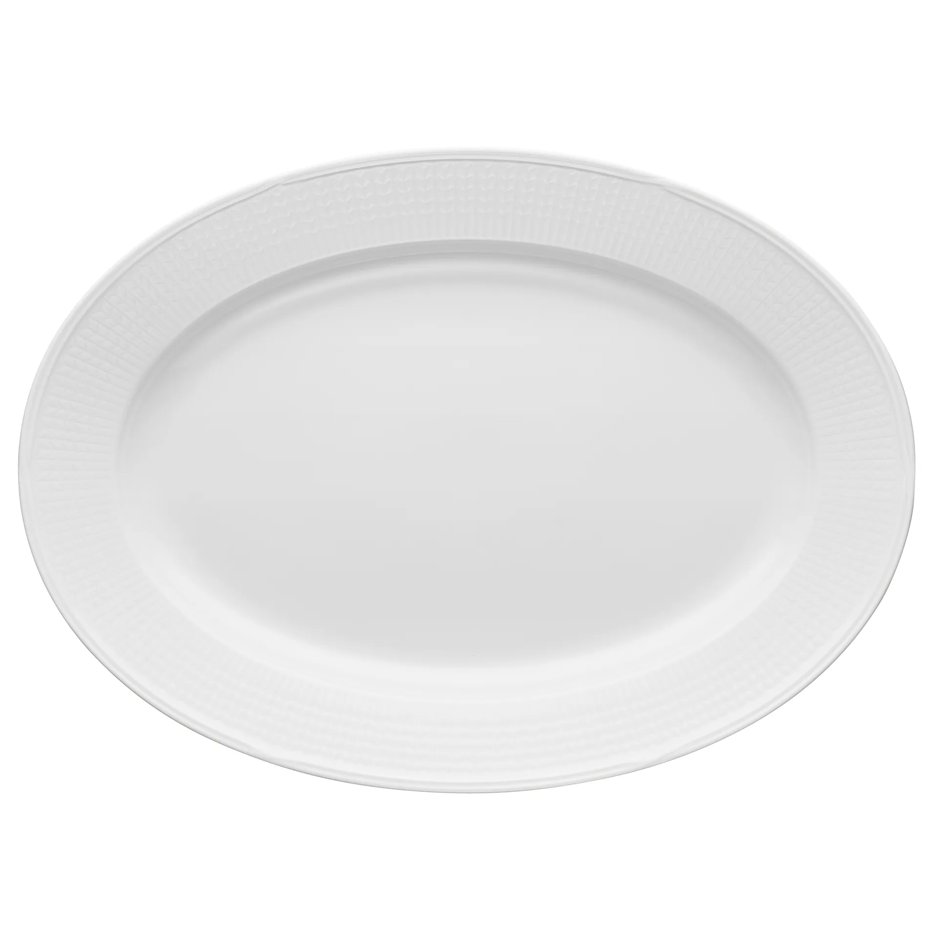 R&ouml;rstrand Swedish Grace fat oval 29x40 cm Sn&ouml; (vit)