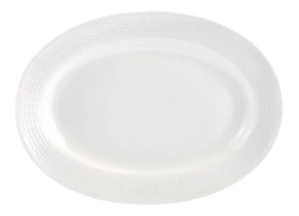 Swedish Grace Fat oval 32 cm Snö