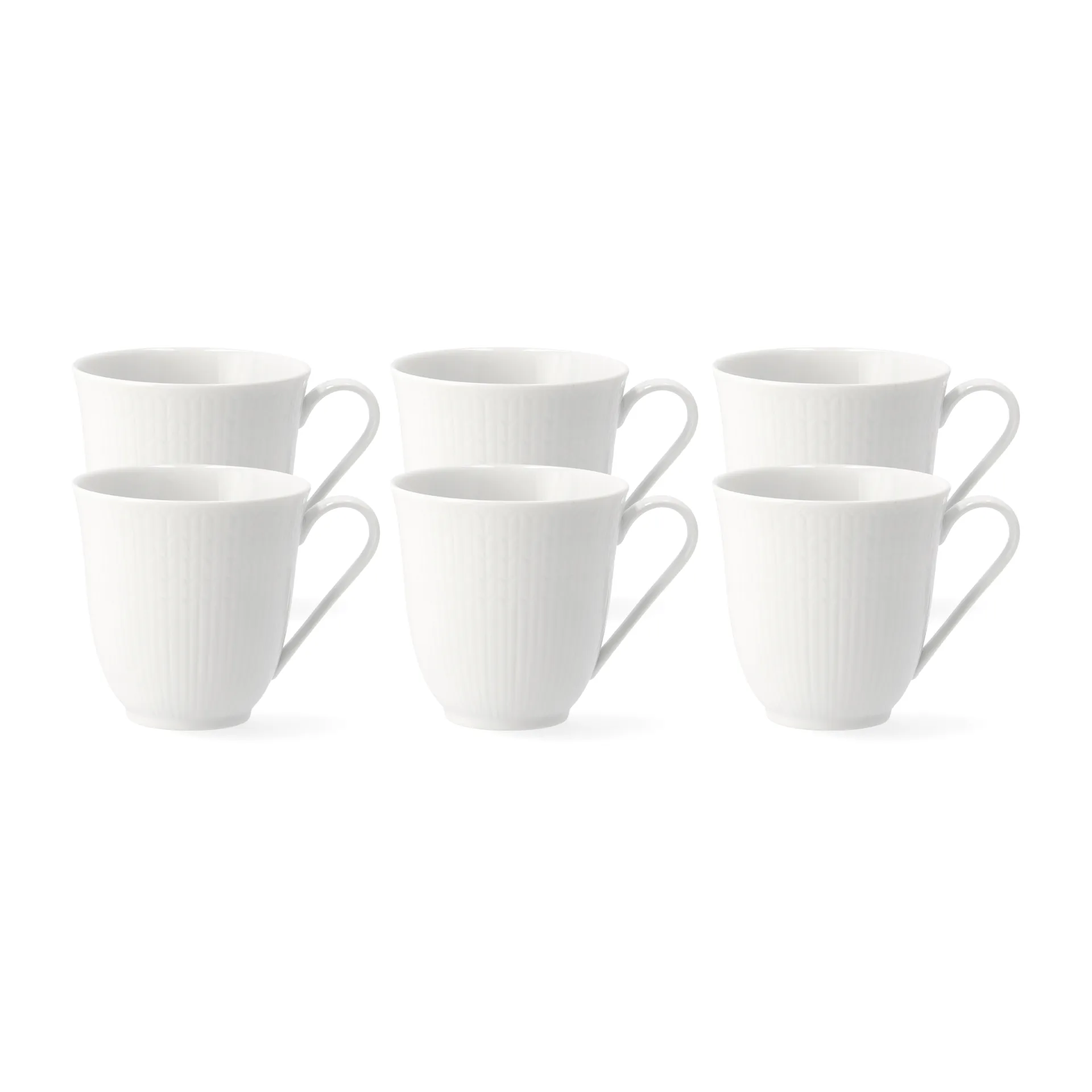 Rörstrand Swedish Grace krus 30 cl. - 6 stk sne-hvid