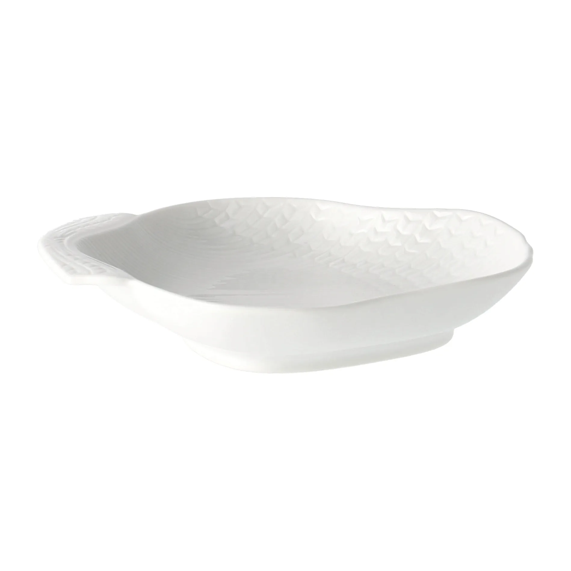 Rörstrand Swedish Grace sneglefad 18x16 cm Sne (hvid)