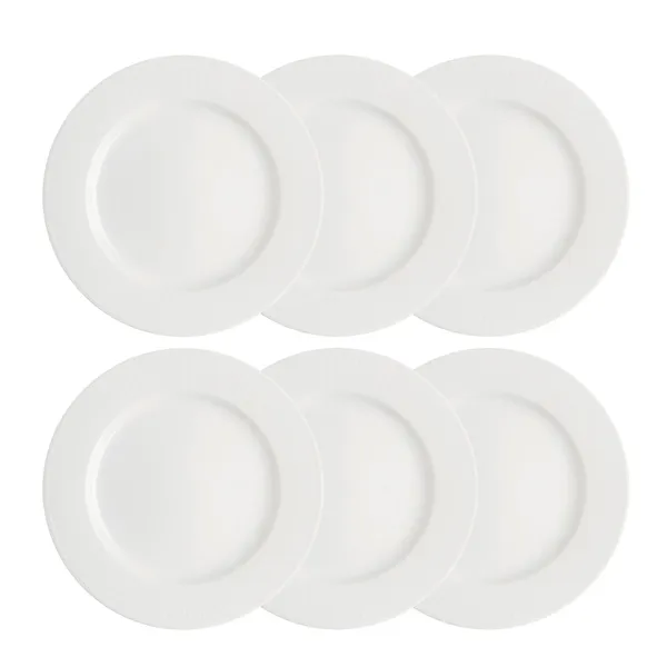 Swedish Grace tallrik 27 cm 6-pack snö