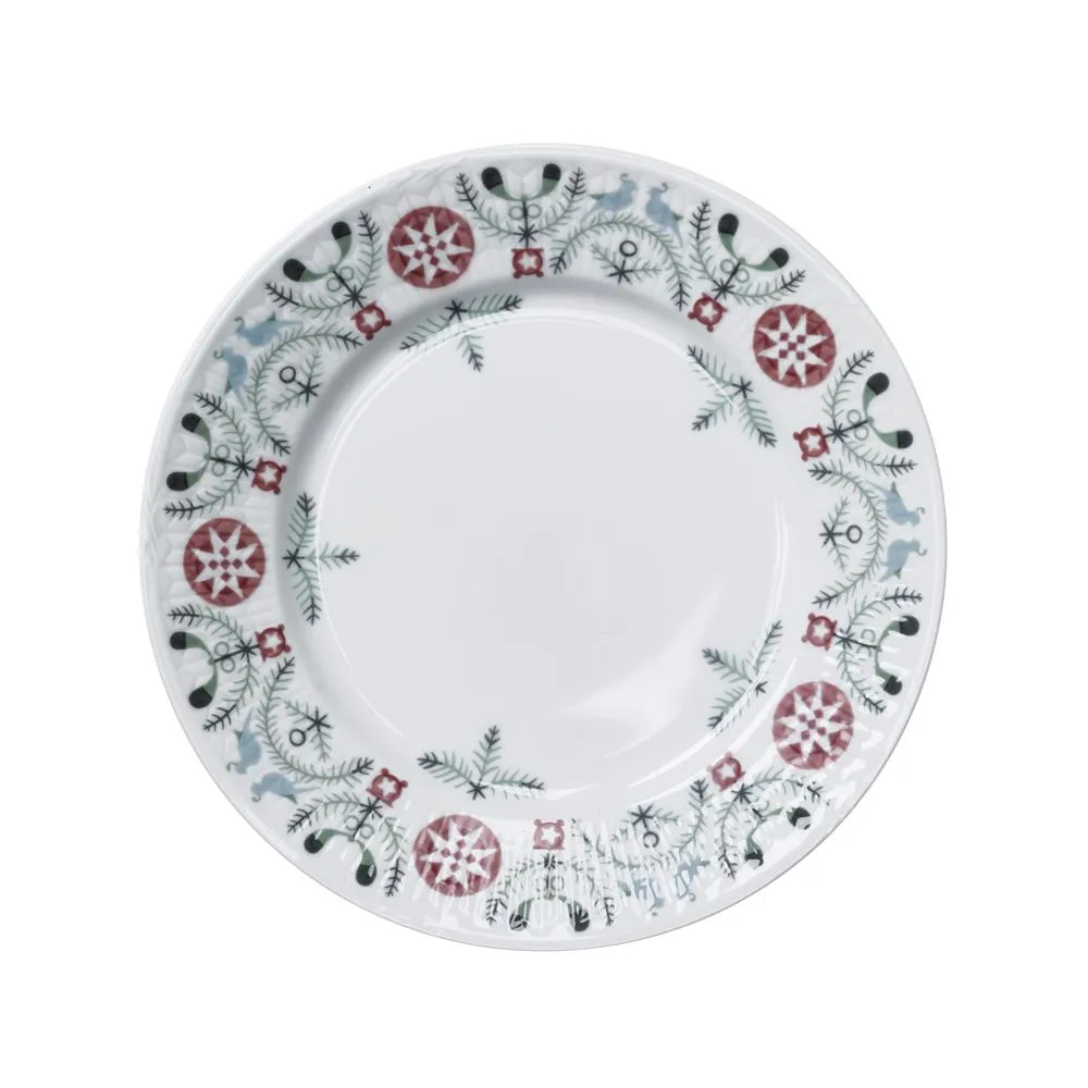 R&ouml;rstrand Swedish Grace Winter assiett 17 cm vit