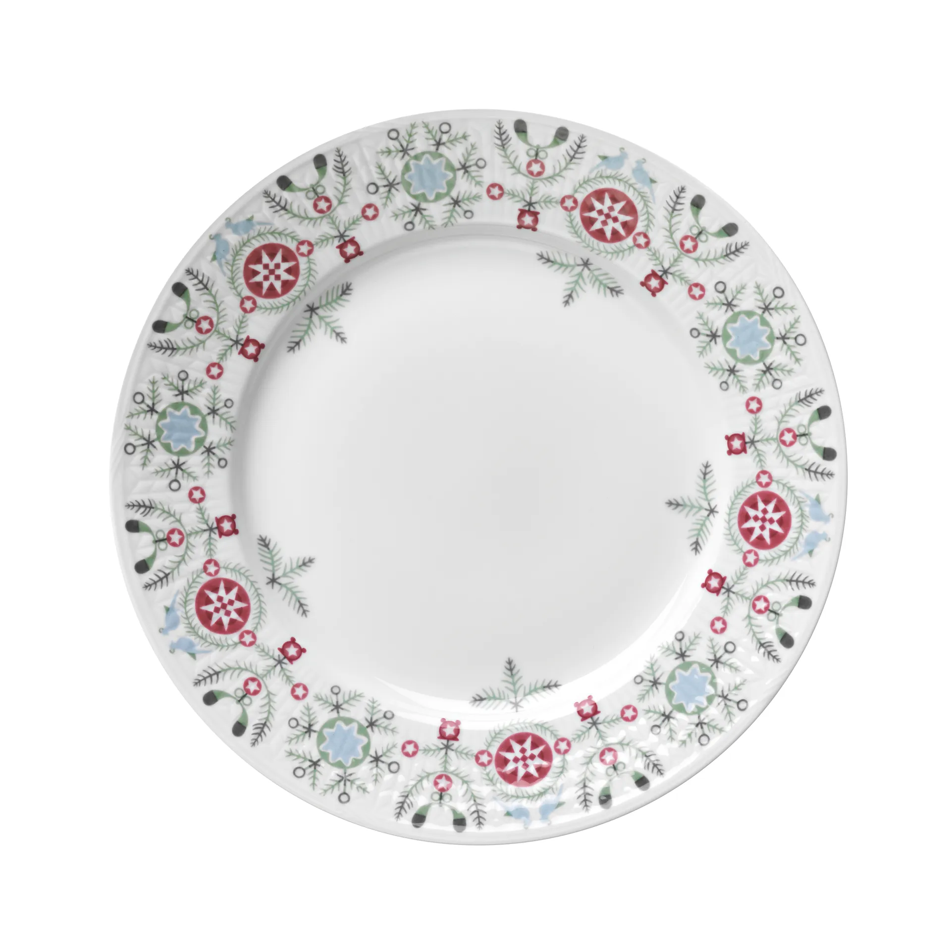 Rörstrand Swedish Grace Winter tallerken 21 cm hvid