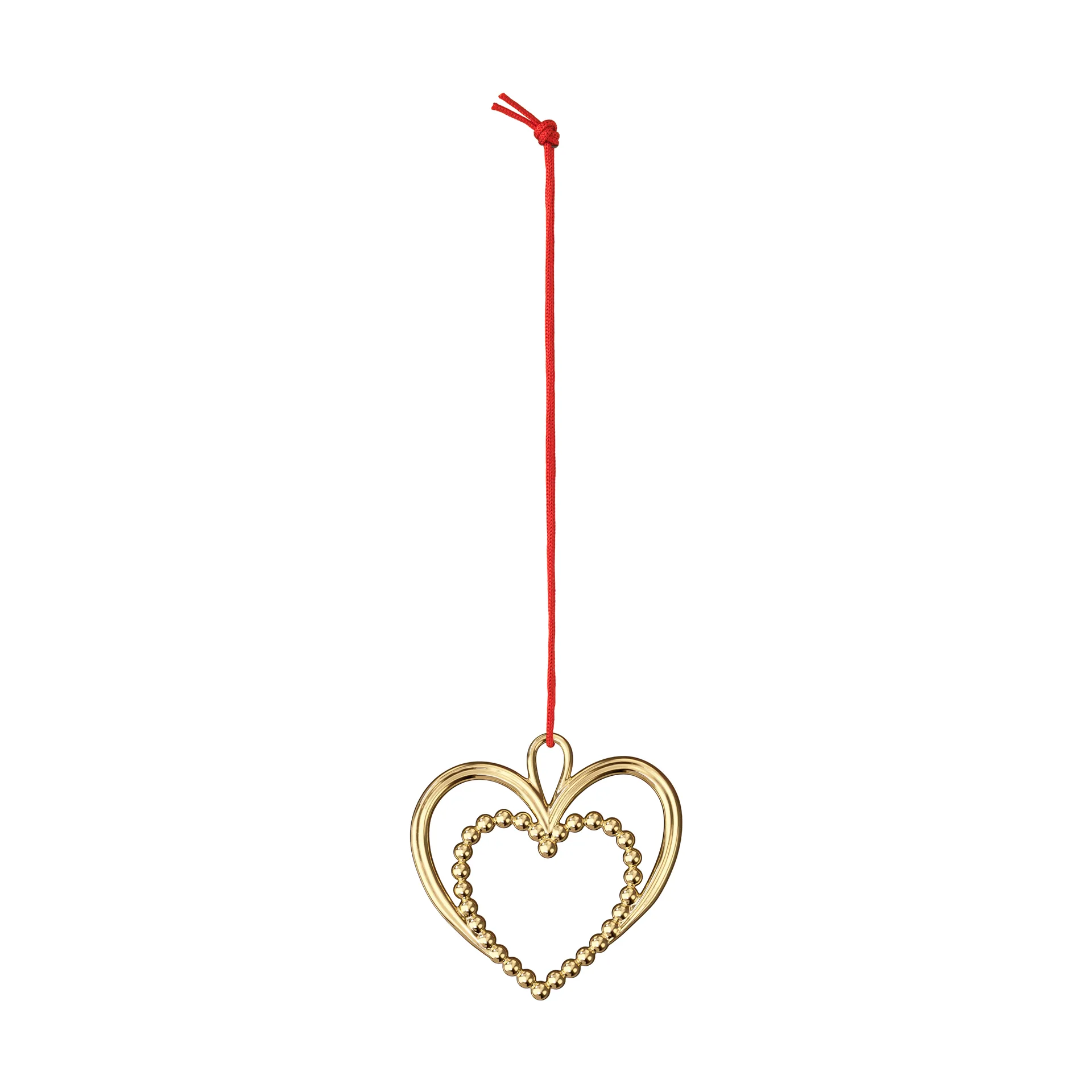 Rosendahl Décoration de Noël Karen Blixen cœur en perles 6,5 cm Doré