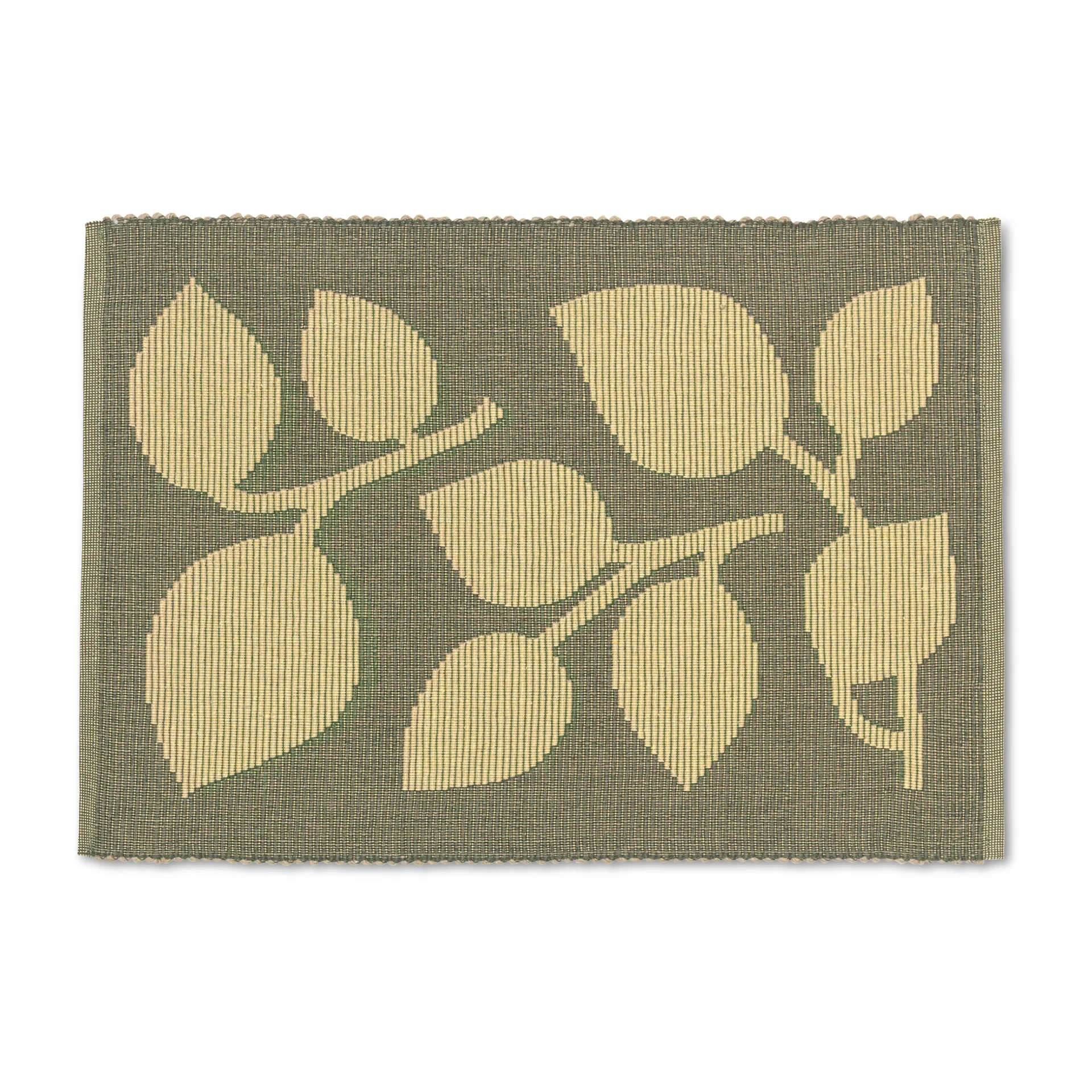 Rosendahl - Textiles Outdoor Natura Dækkeserviet 43x30 cm, grøn/sand