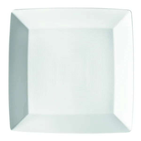 Loft tallrik kvadratisk vit, 27 cm