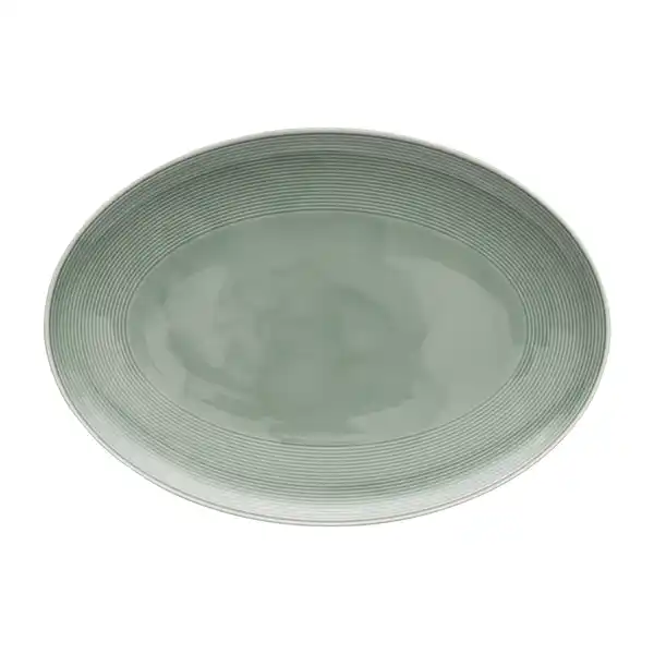 Loft uppläggningsfat ovalt moss green, 24x34 cm