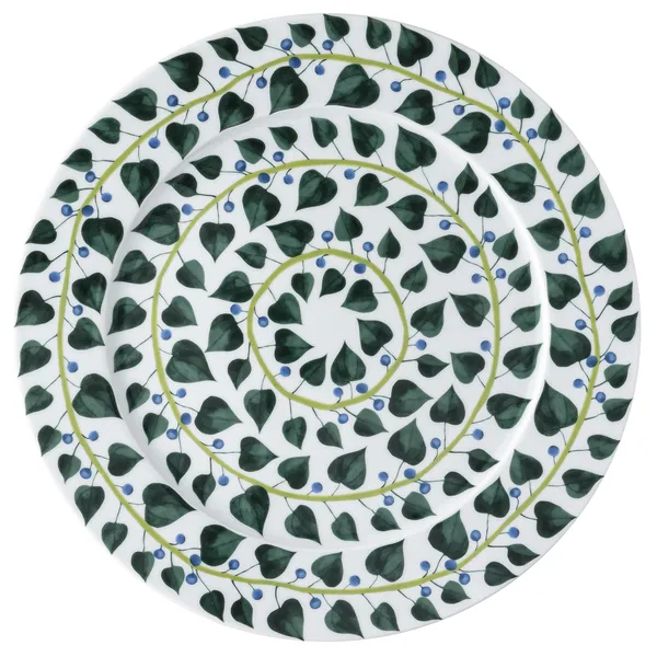 Magic Garden Foliage serveringsfat Ø33 cm, Vit
