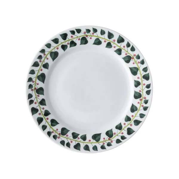 Magic Garden Foliage tallrik 21 cm, Vit