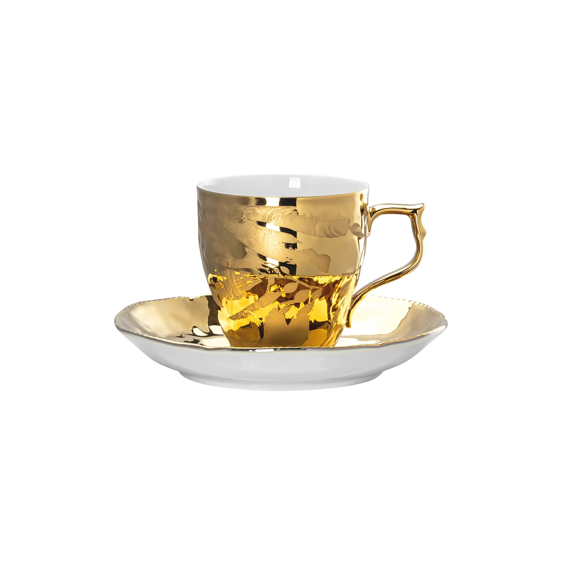 Rosenthal Rosenthal Heritage Midas espressokop med underkop Hvid/Guld