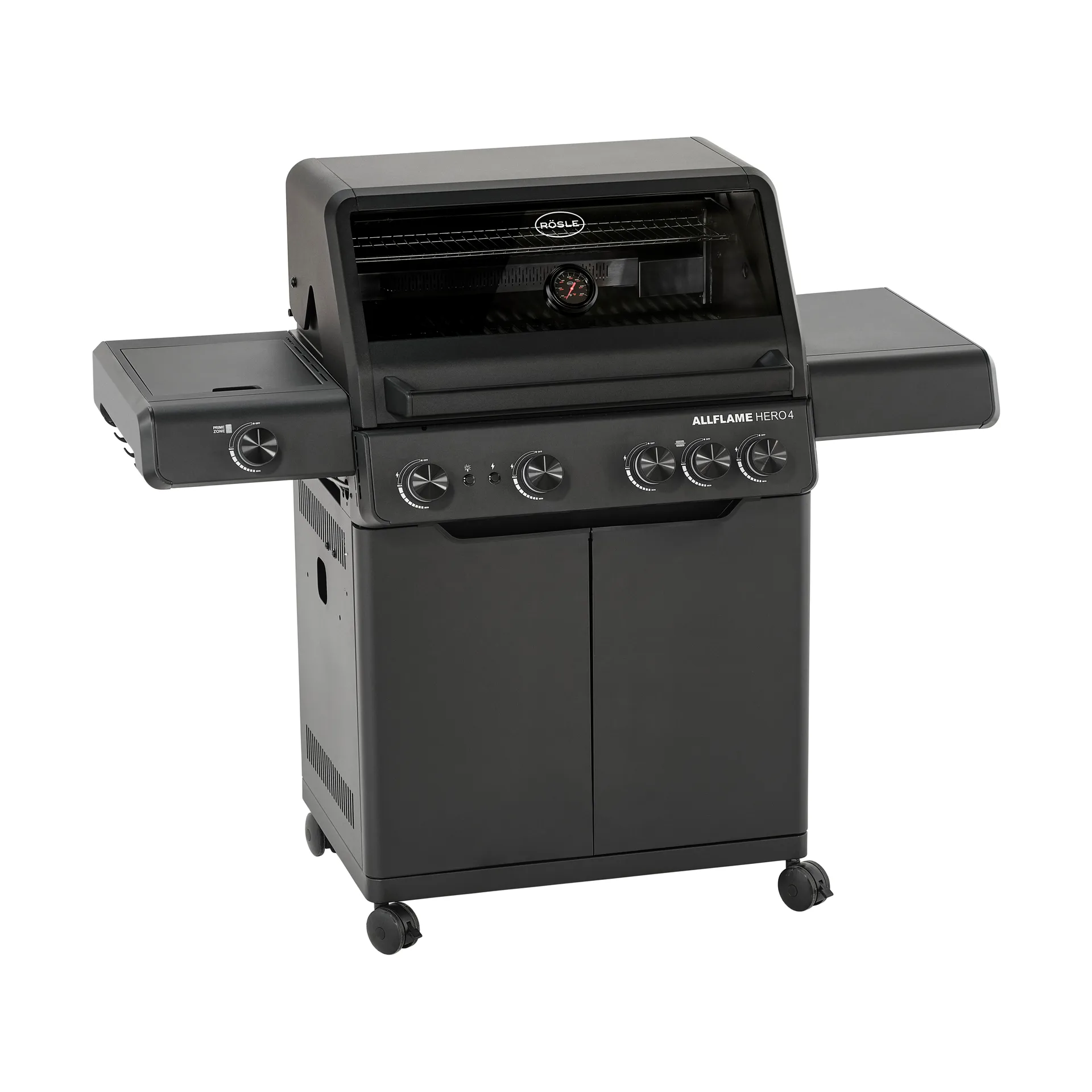 Gasgrill AllFlame Hero 4 21000 Watt Sort