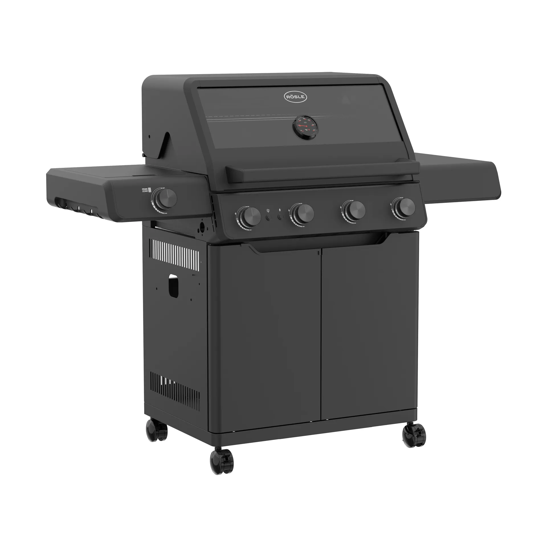 Gasgrill AllFlame Prime 4 18000 Watt Sort