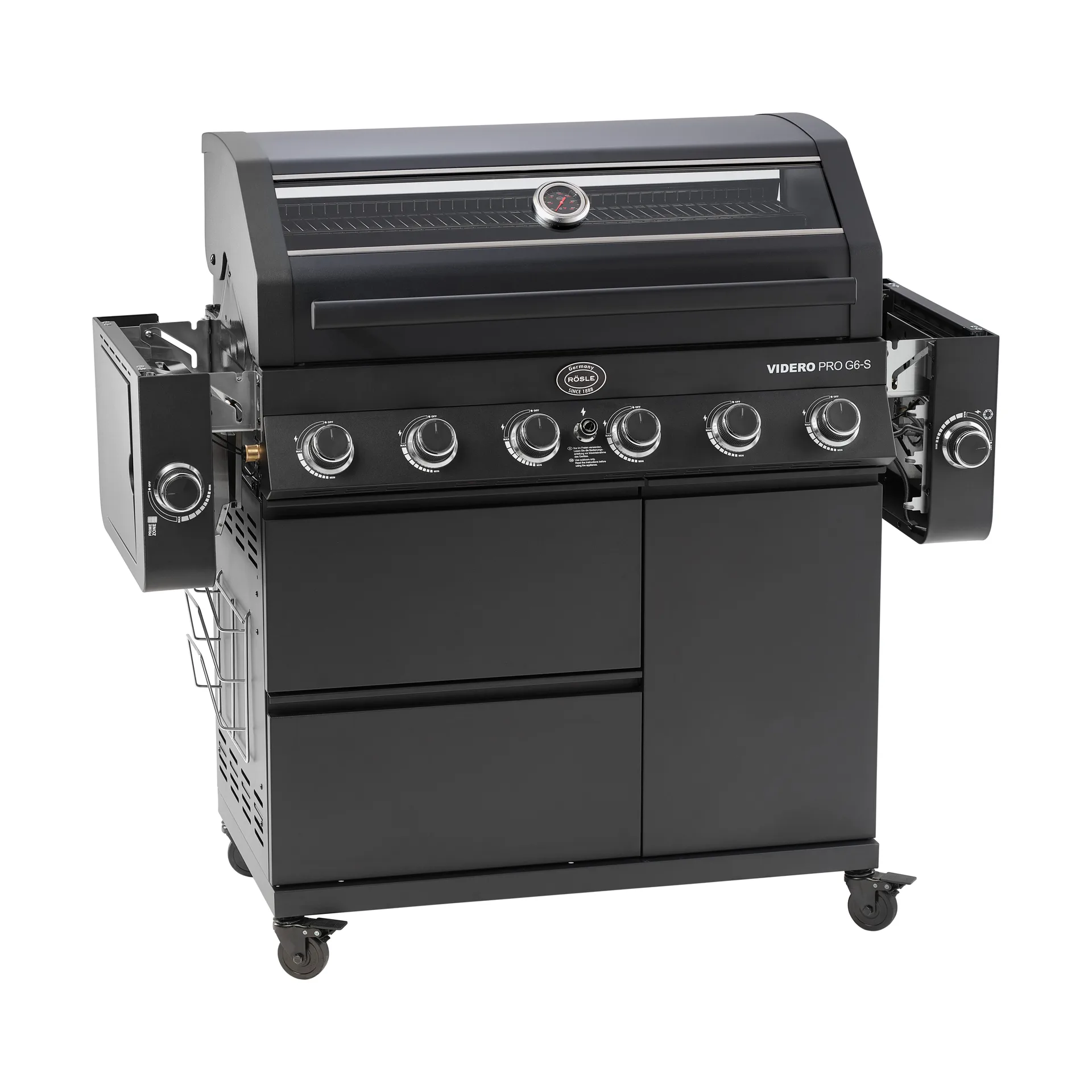 Rösle Videro PRO G6-S Vario+ gasgrill Matsort