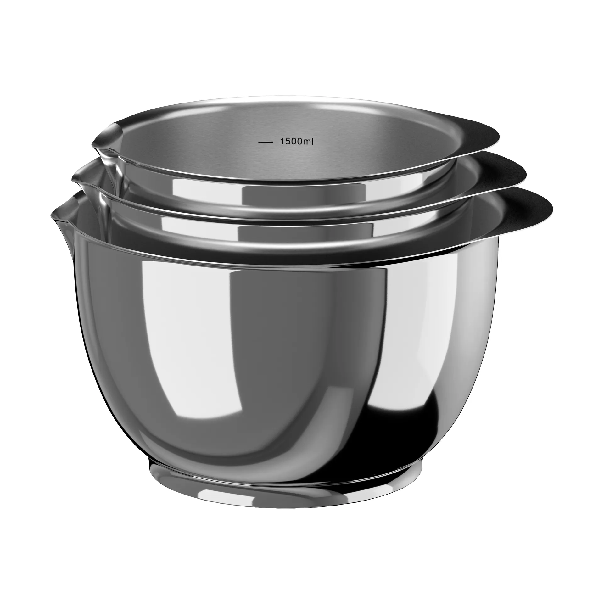 Rosti Mepal Rosti - Margrethe bowl - Set of 3 - Steel (23921)