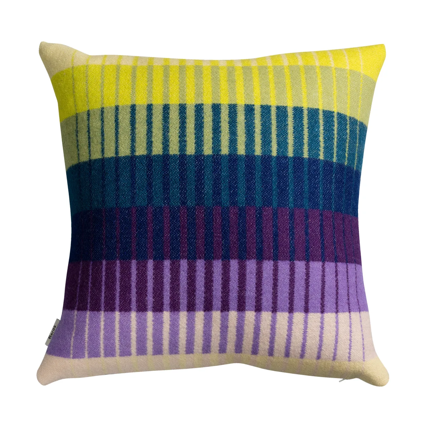Røros Tweed Coussin Åsmund gradient cm Yellow-blue