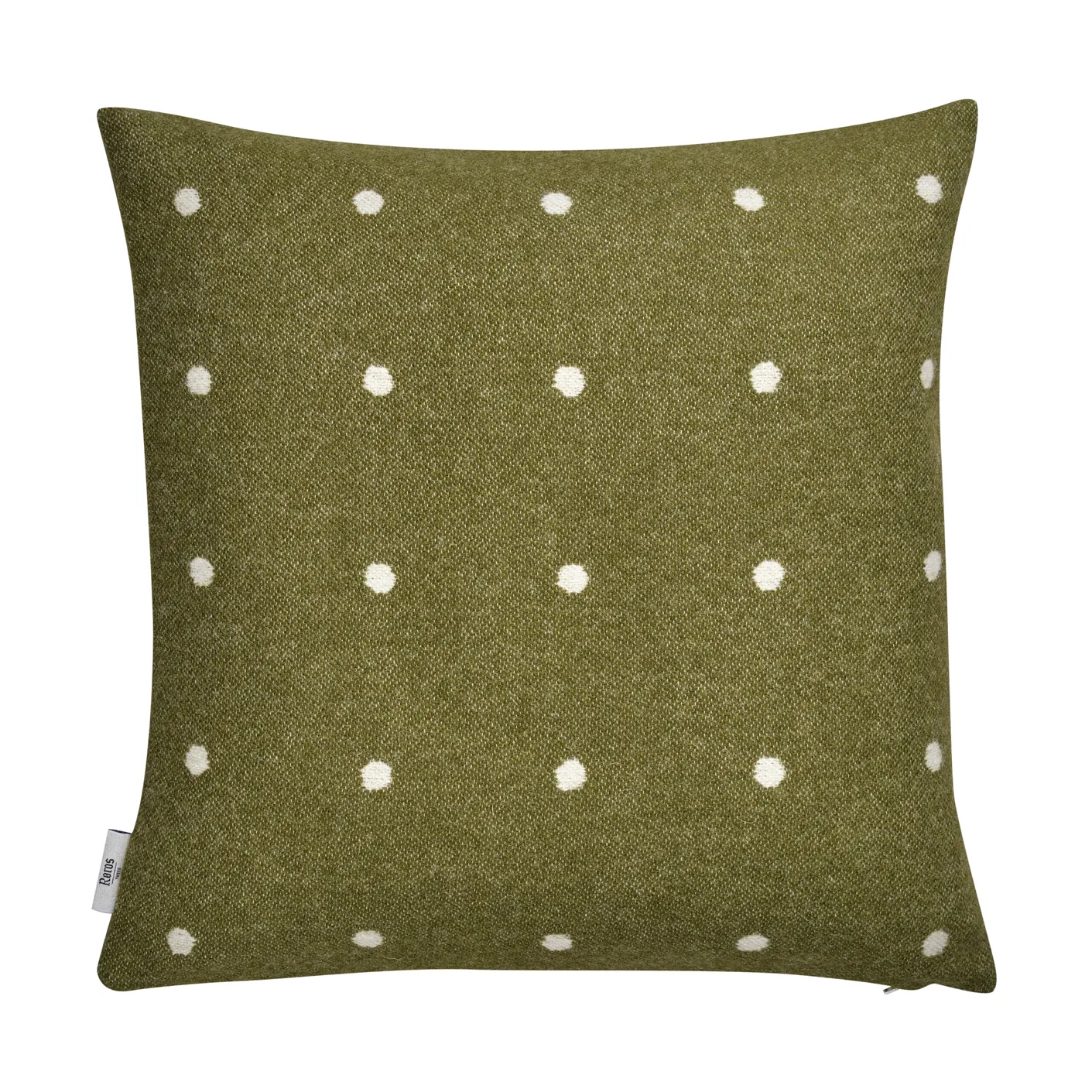 Røros Tweed Coussin Pastille cm Green moss