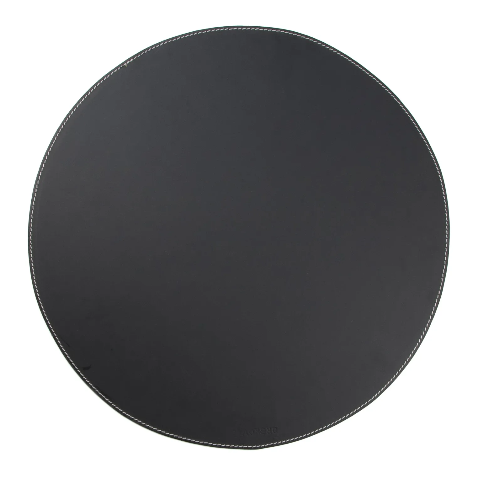 Ørskov Set de table Ørskov cuir rond noir