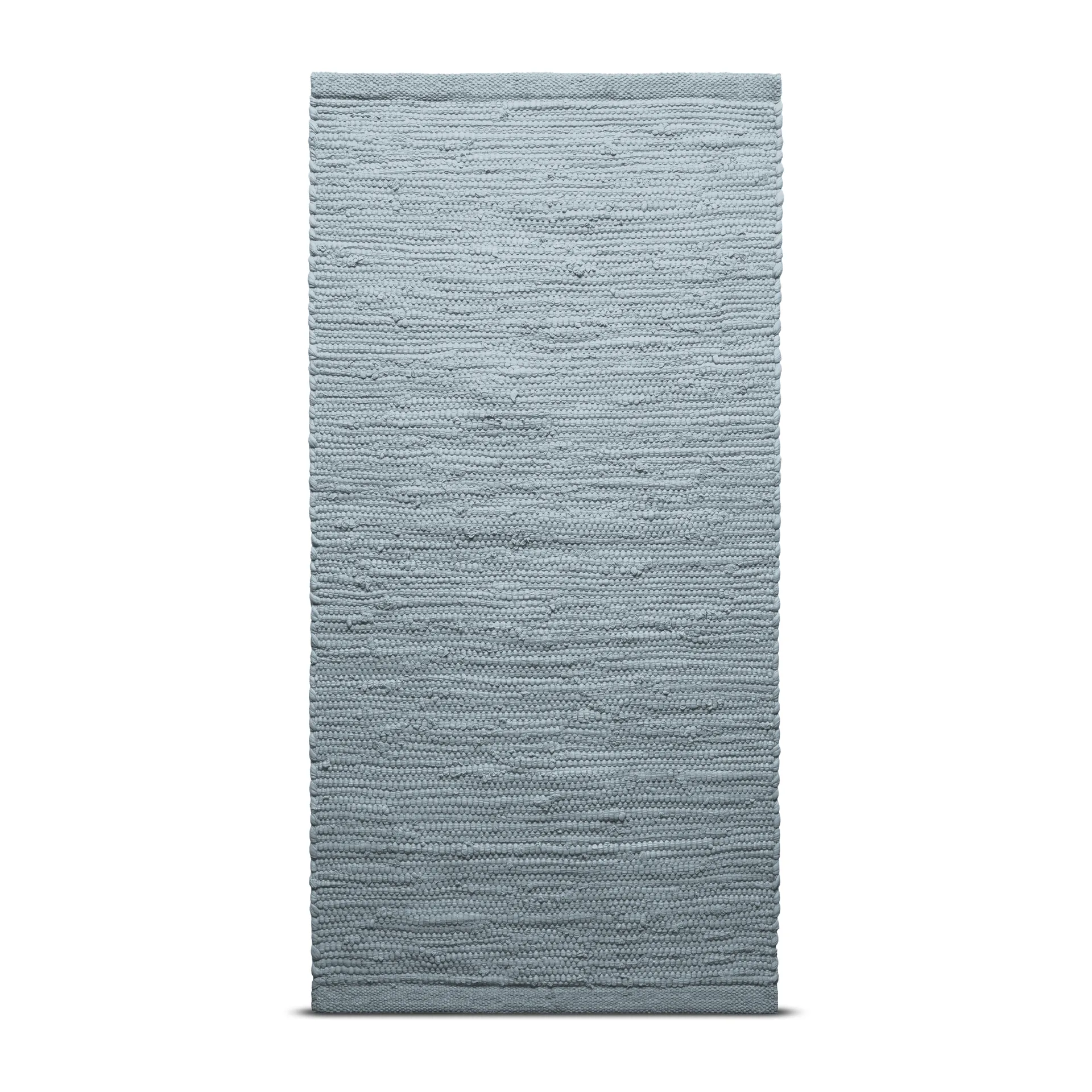 Rug Solid Tapis Cotton cm light grey (gris clair)
