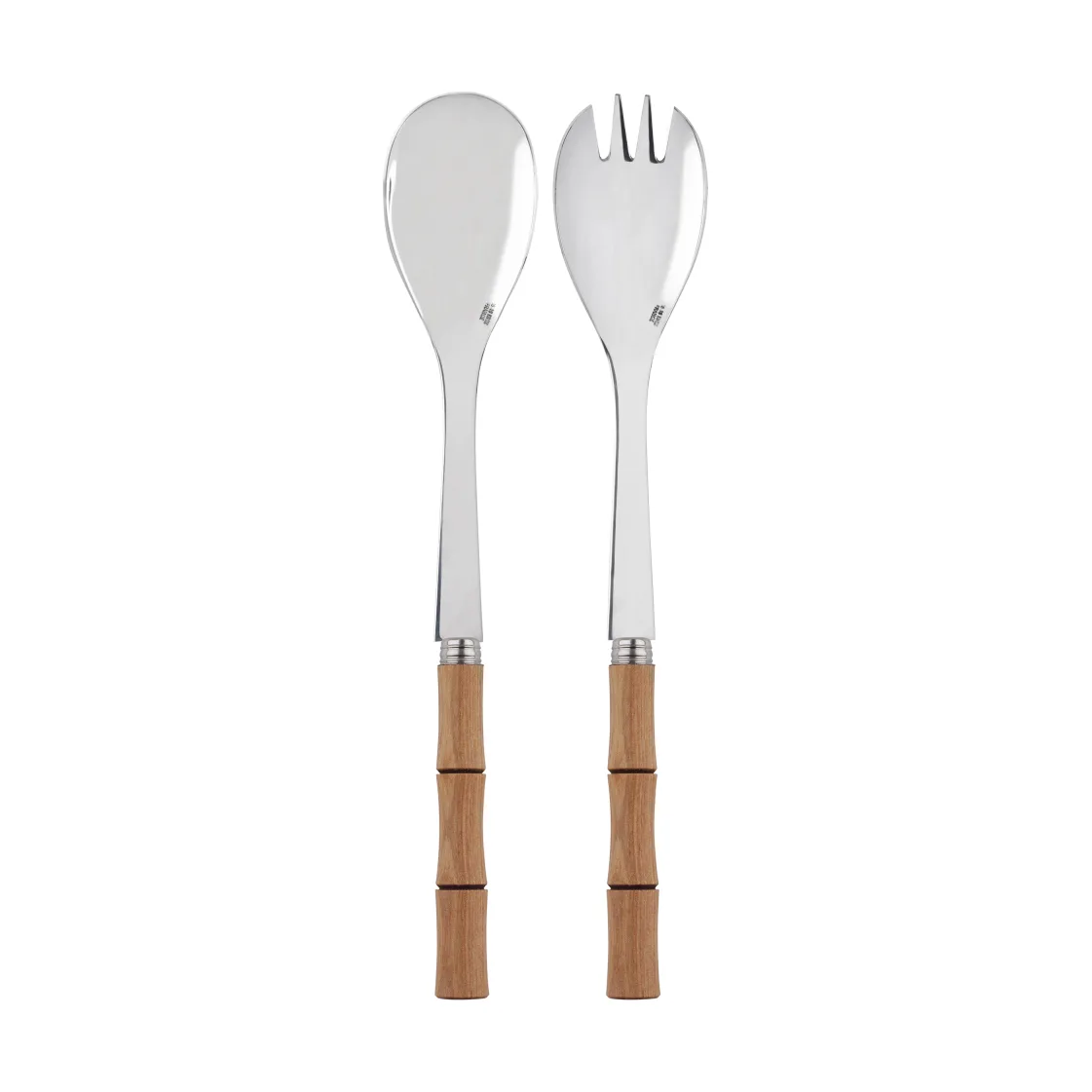 SABRE Paris Bamboo shape salatbestik 2 dele Light wood laminated