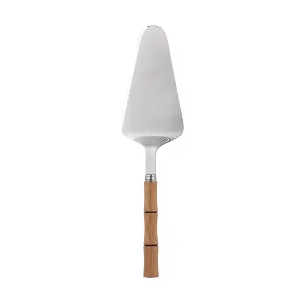 Bamboo shape tårtspade 25 cm, Light wood laminated