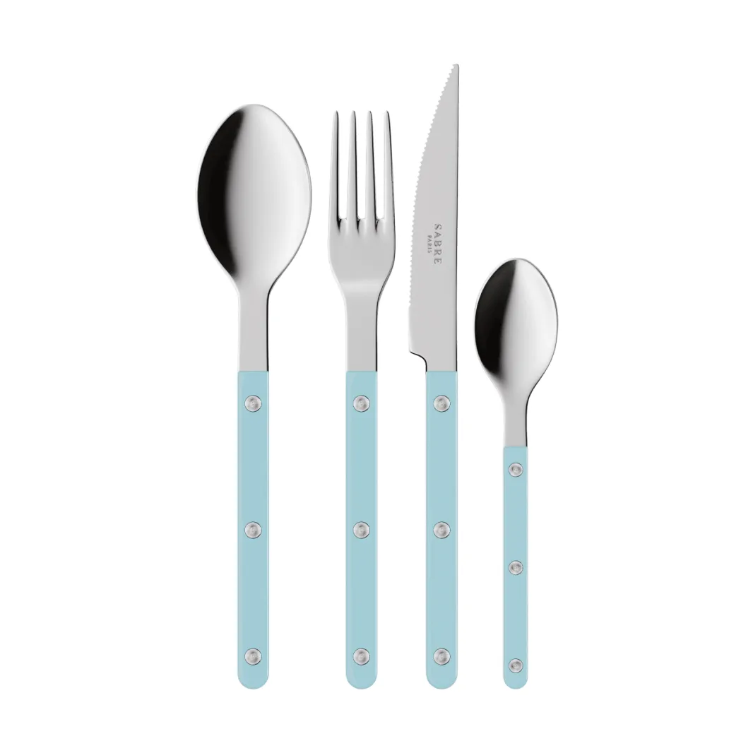 SABRE Paris Bistrot Solid bestiksæt 4 dele Pastel blue billede
