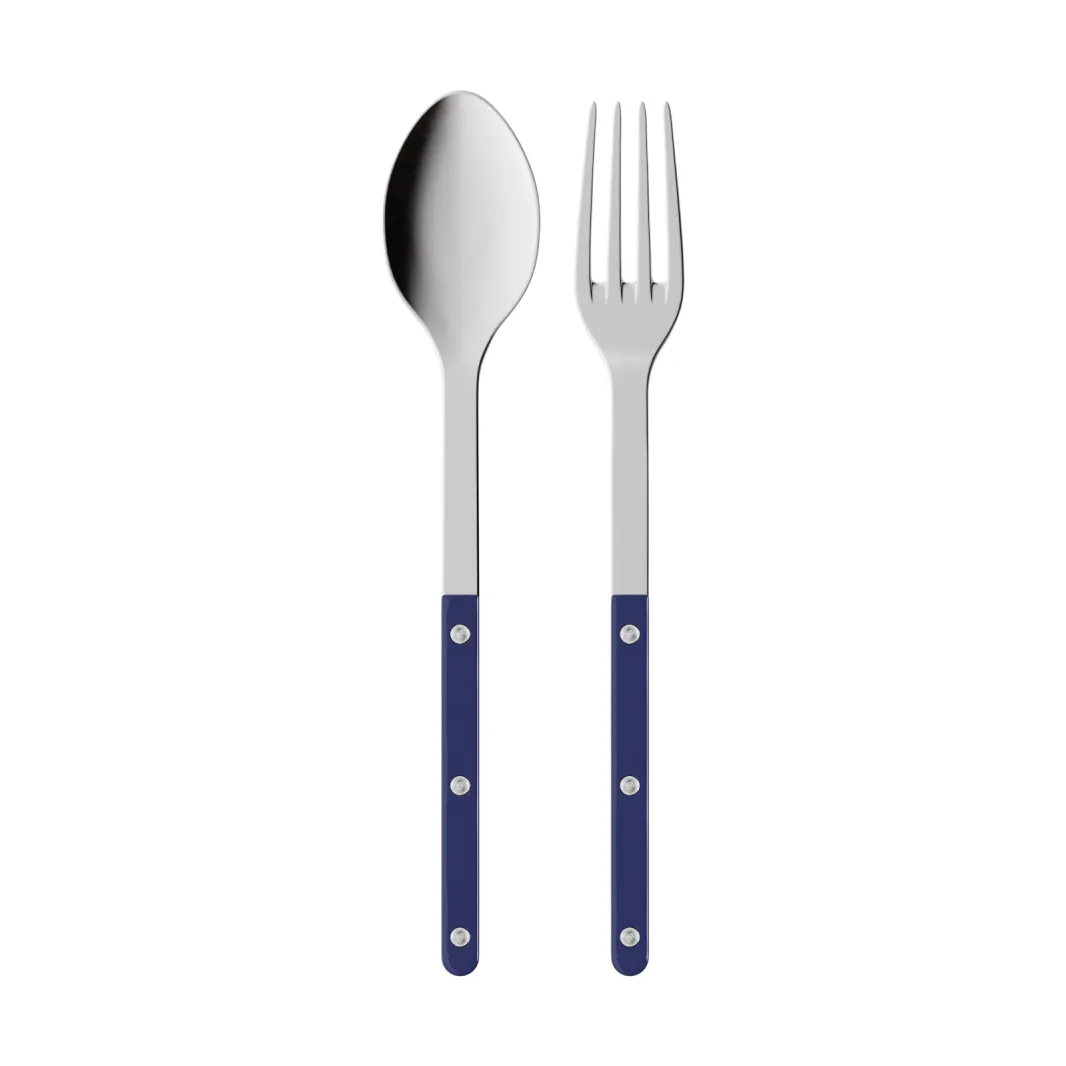 SABRE Paris Bistrot solid serveringsbestik 2 dele Navy blue