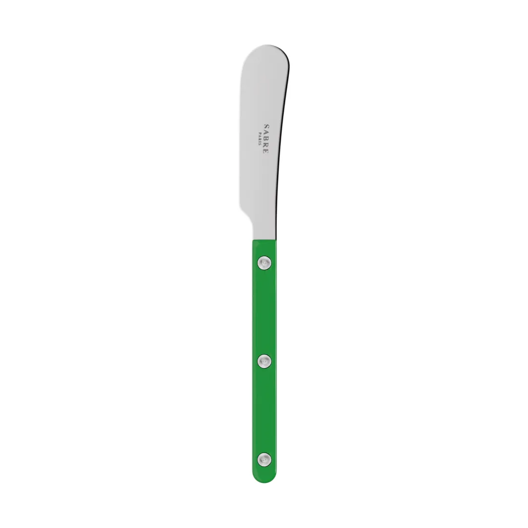 SABRE Paris Bistrot solid smørkniv 14 cm Garden green