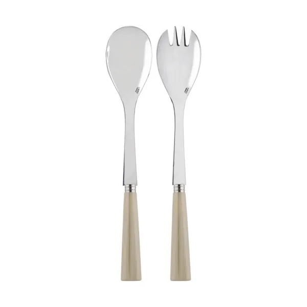 Nature salladsbestick 2 delar, Faux horn