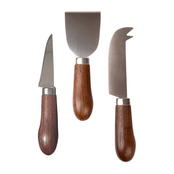 Astrid ostknivset 3-pack, Brun