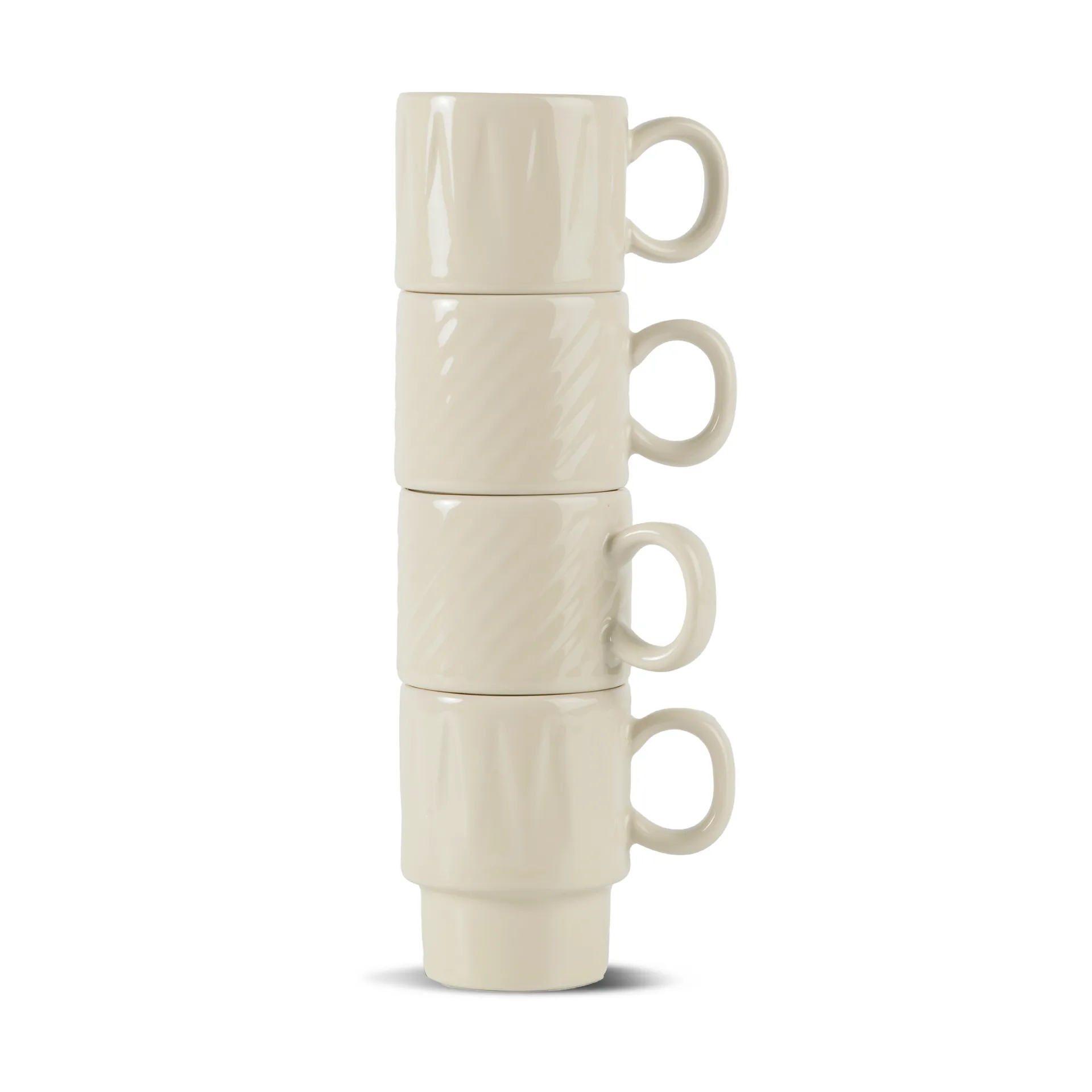 Sagaform Coffee & More espressokop 4-pak Beige