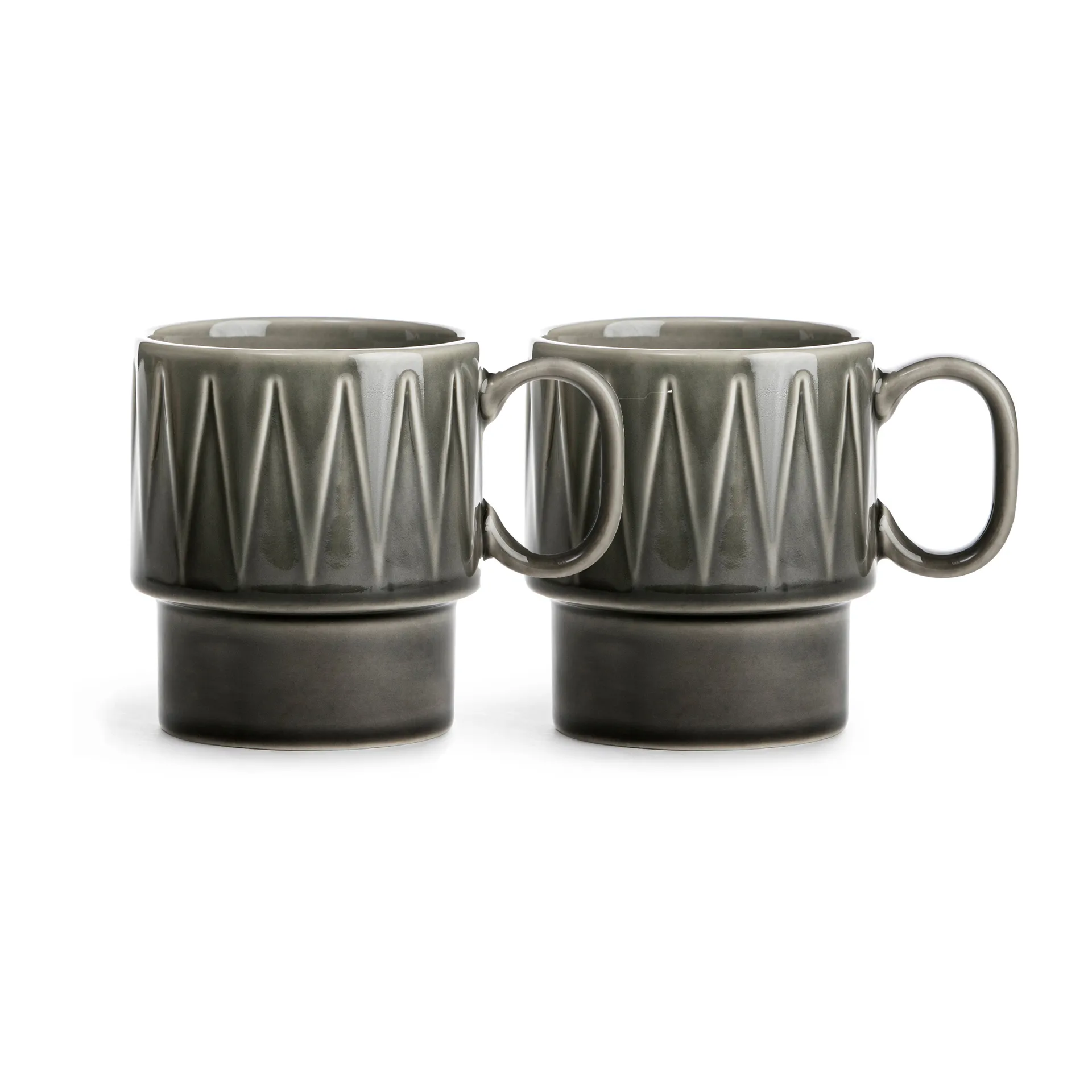Sagaform Coffee & More kaffemugg 2-pack Gr&aring;