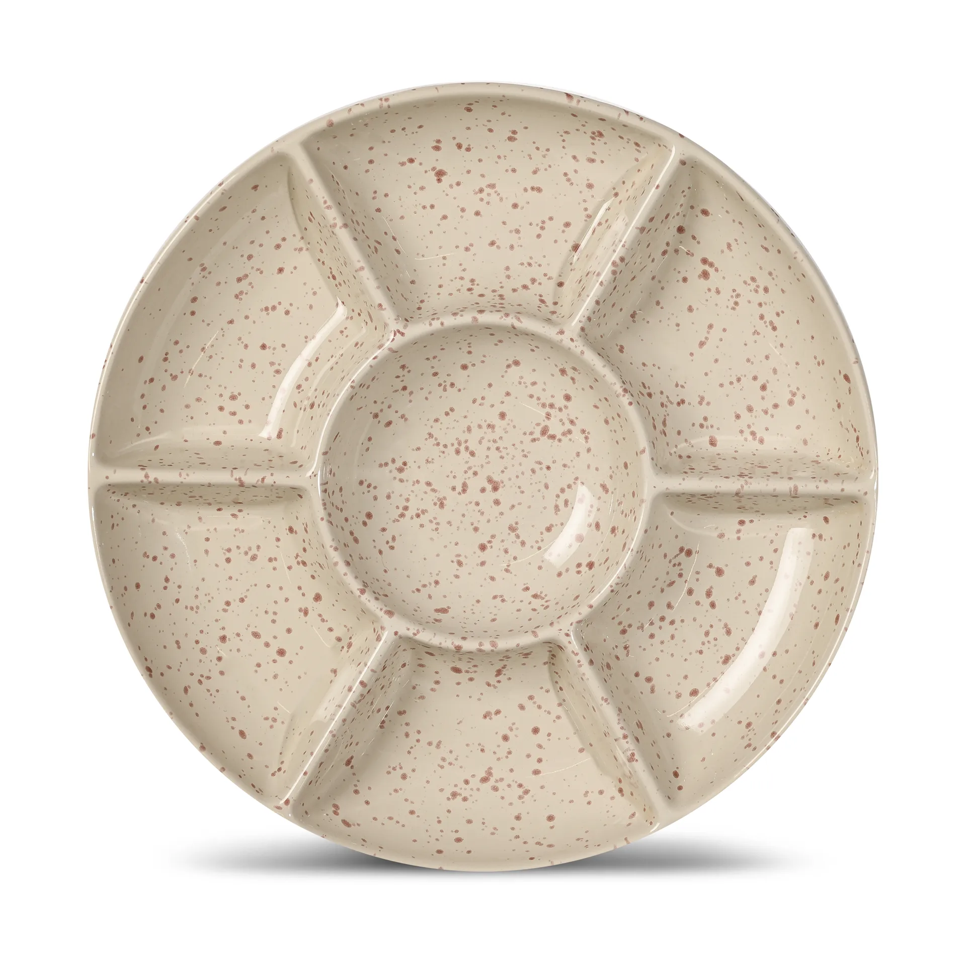 Sagaform Ditte serveringsfat Beige-vinr&ouml;d