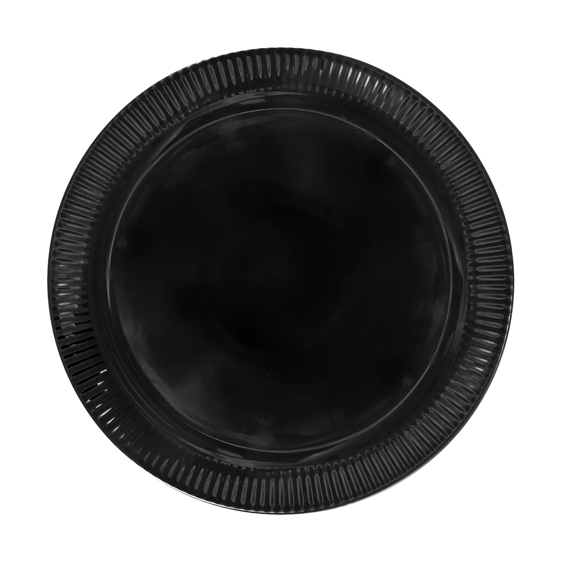 Sagaform Inka tallerken Sort, Ø17 cm