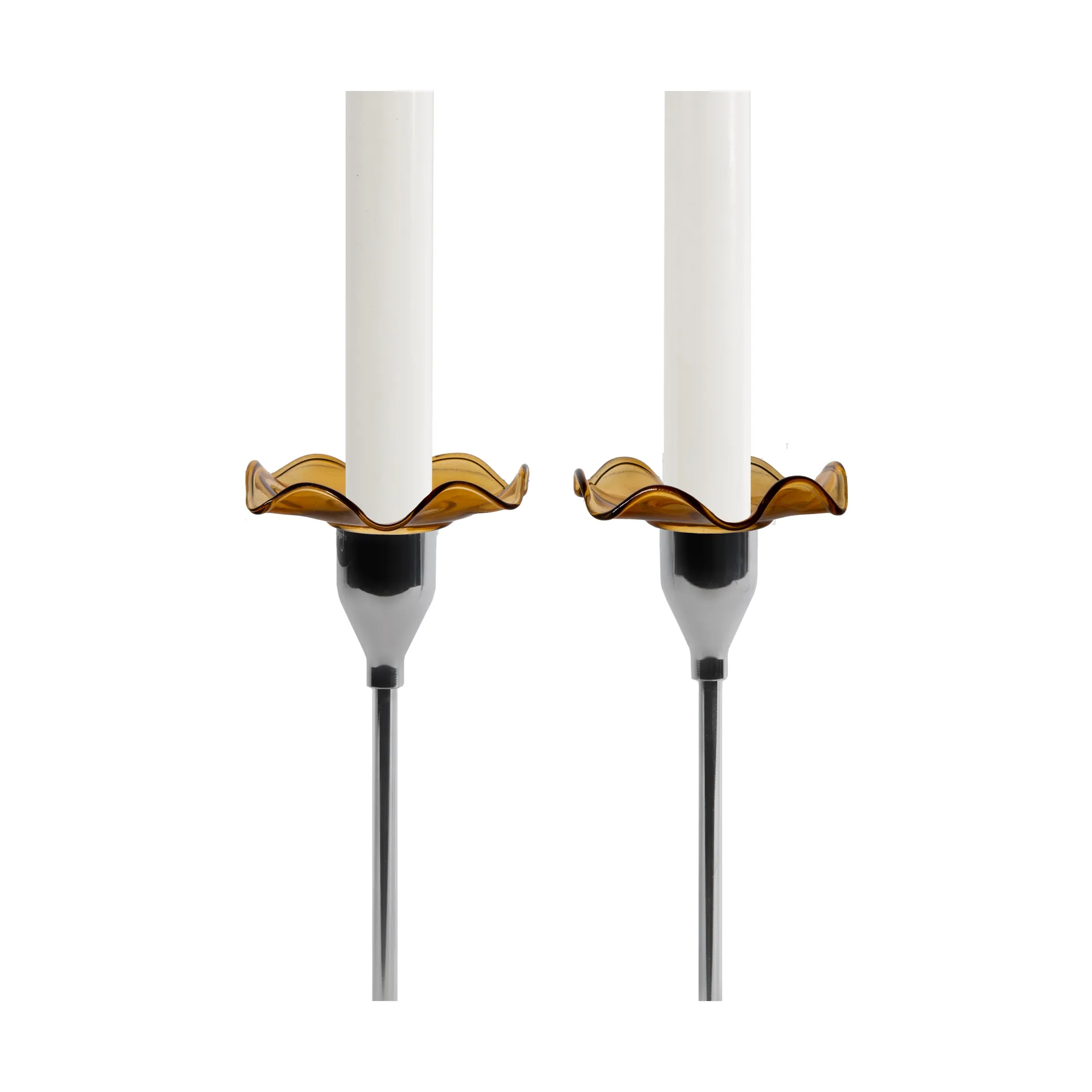 Sagaform Manchette de bougie Viva lot de 2 Amber