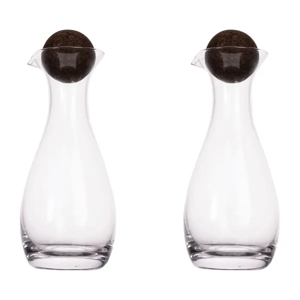 Nature olja/vinägerflaska med korkkula 2-pack 35cl, Klar