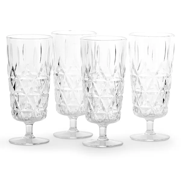 Picknick champagneglas plast 4-pack, 4-pack
