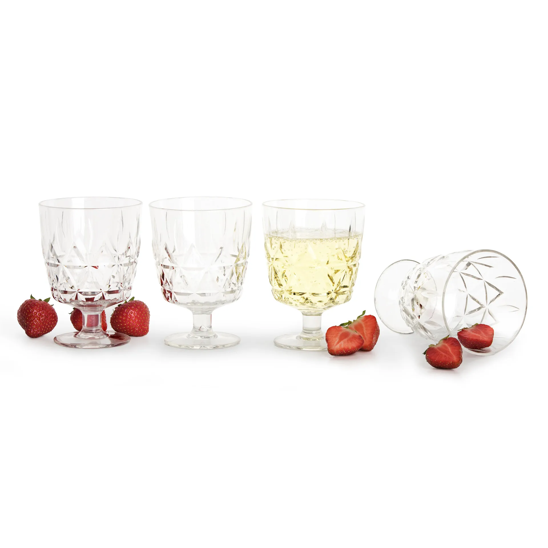 Sagaform Picknick Juni glas 4-pakke 30 cl