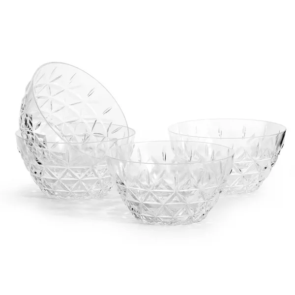 Picknick skål 4-pack, Klar