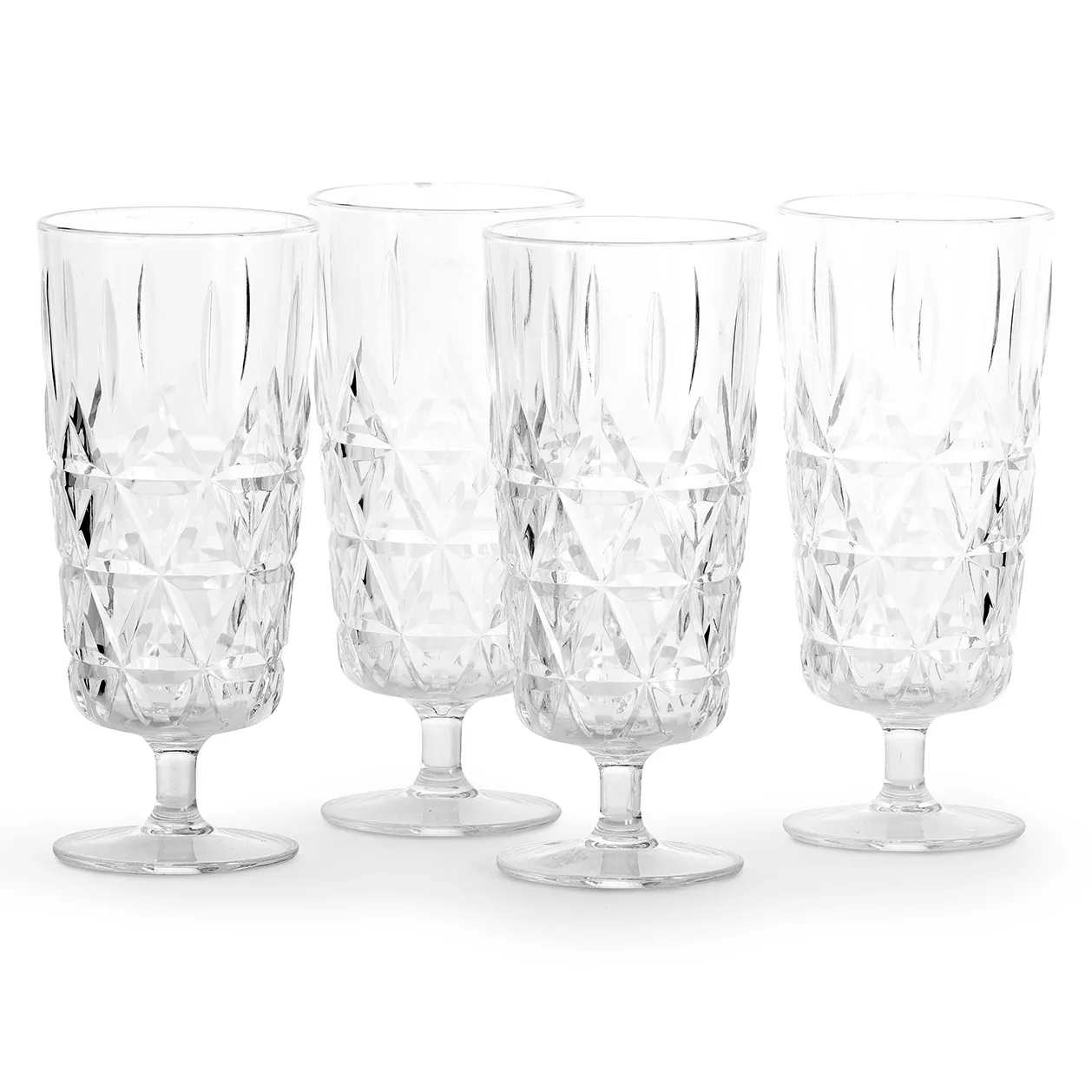 Sagaform Picnic champagneglas, pakke med fire styk Pakke med fire styk
