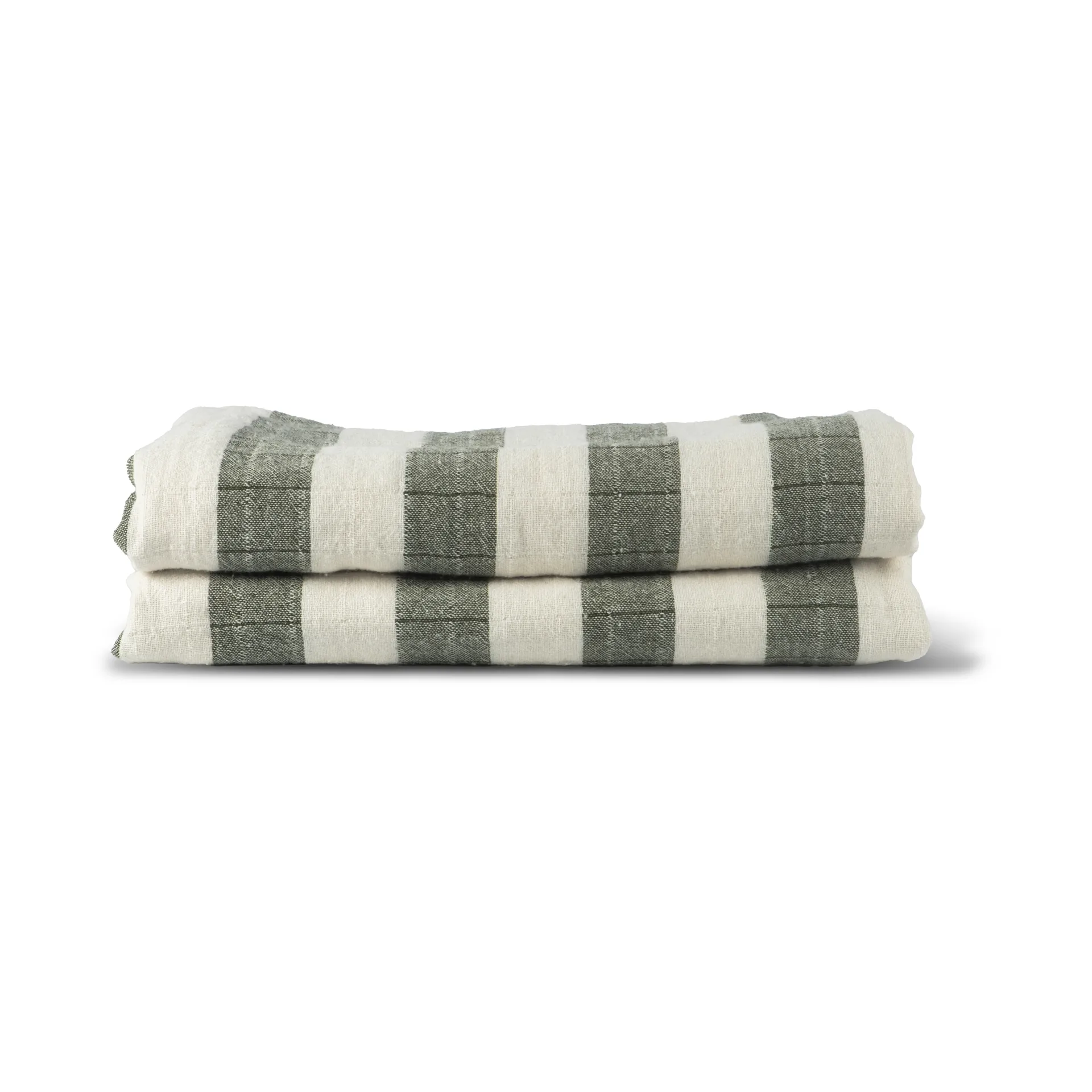 Sagaform Plaid Emilie cm Vert-blanc