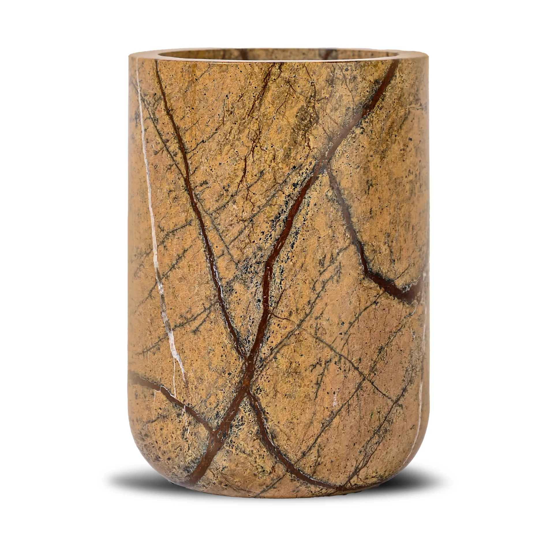 Sagaform Refroidisseur à vin Sten Ø12,5 cm Marbre forestier brun