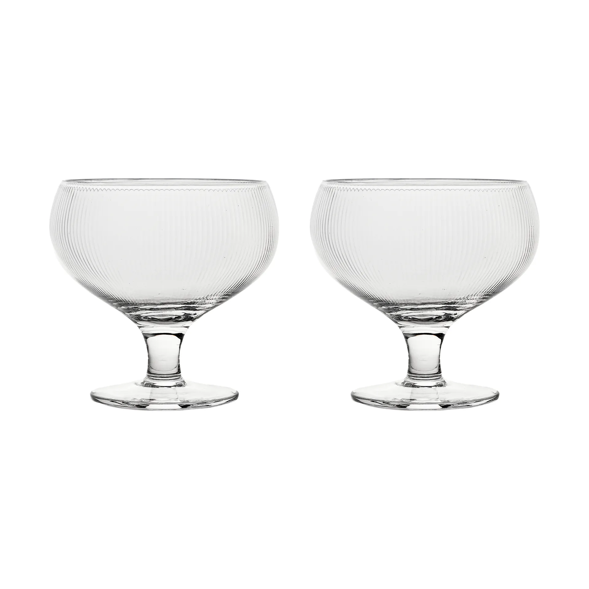 Sagaform Sagaform Blanka champagnecoupe 30 cl 2-pak Klar