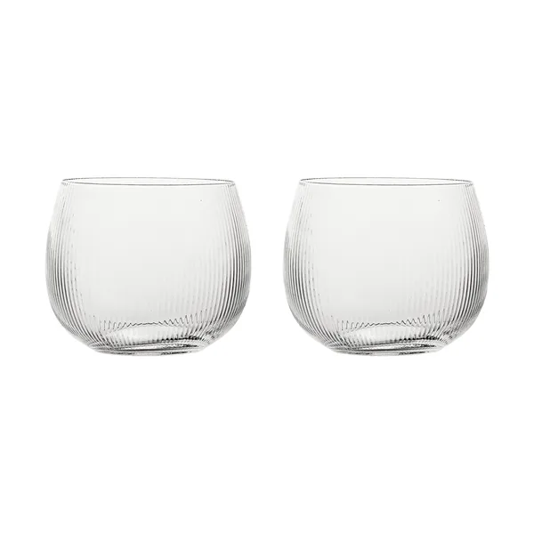 Sagaform Blanka vattenglas 28 cl 2-pack, Klar