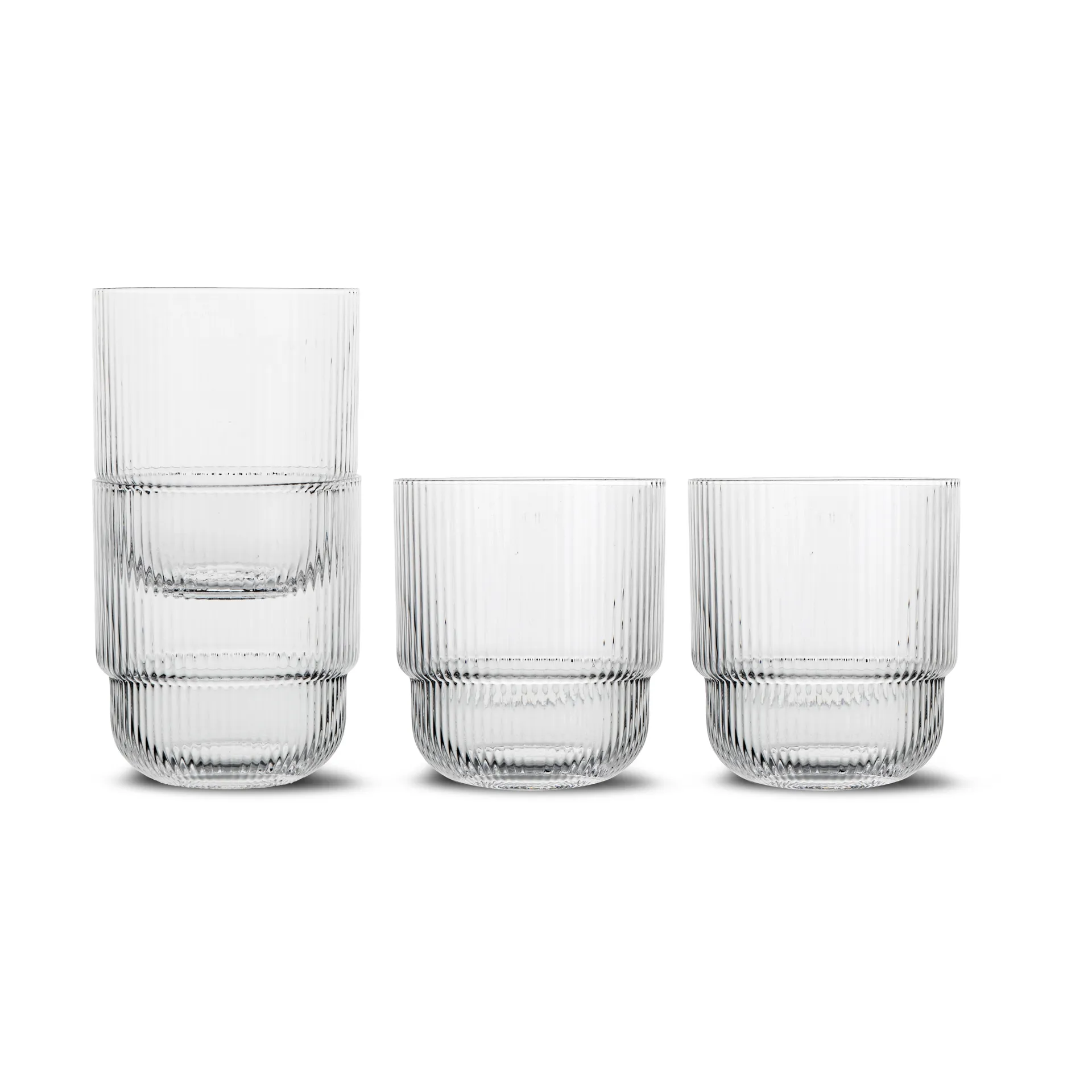 Sagaform Sagaform blankt vandglas 4-pak Klar