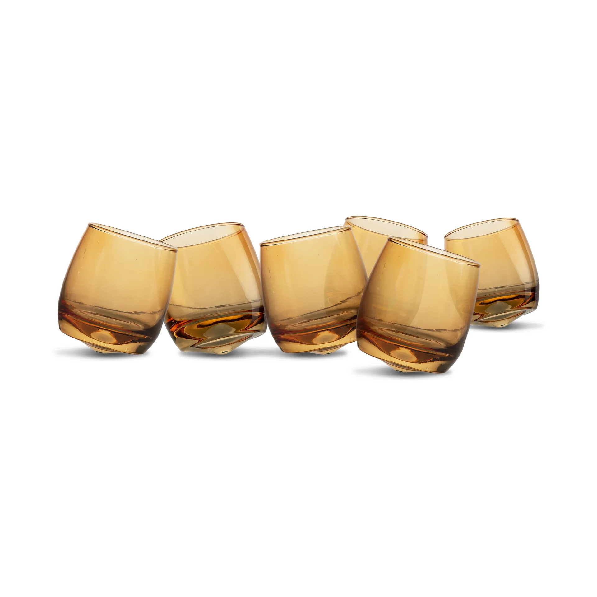Sagaform Sagaform tumblers med rundad botten 30 cl 6-pack Amber