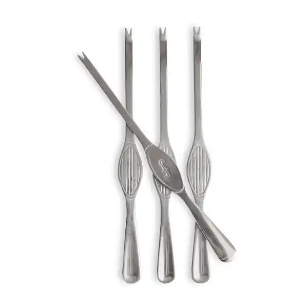Sivan skaldjursbestick 4-pack