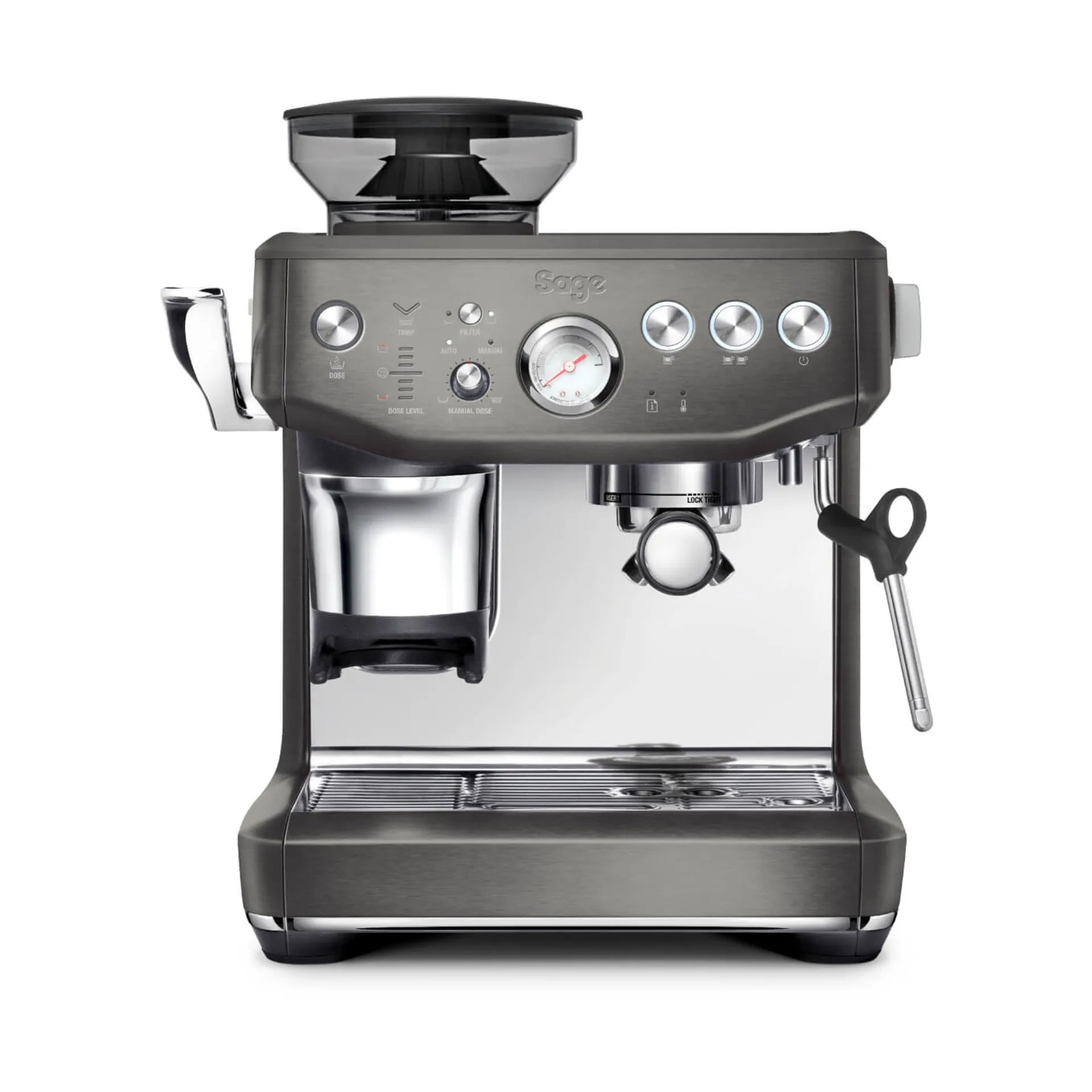 Sage Sage SES 876 halvautomatisk espressomaskin Black Stainless Steel