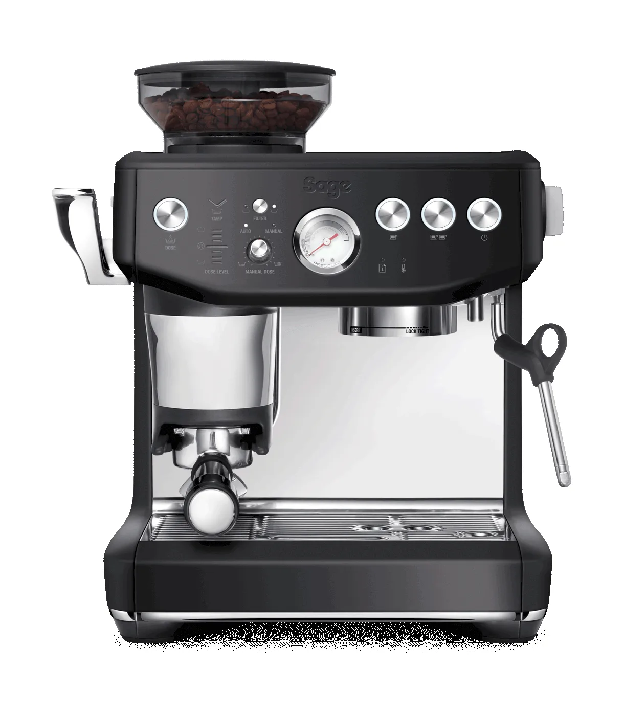 Sage Sage SES 876 halvautomatisk espressomaskin Black Truffle