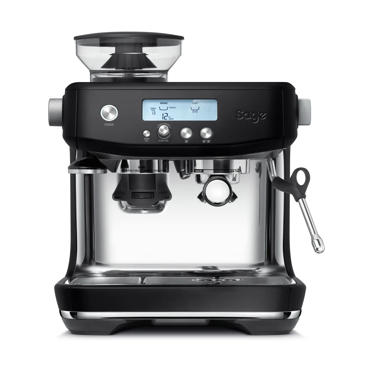 Sage Sage SES 878 halvautomatisk espressomaskin Black Truffle