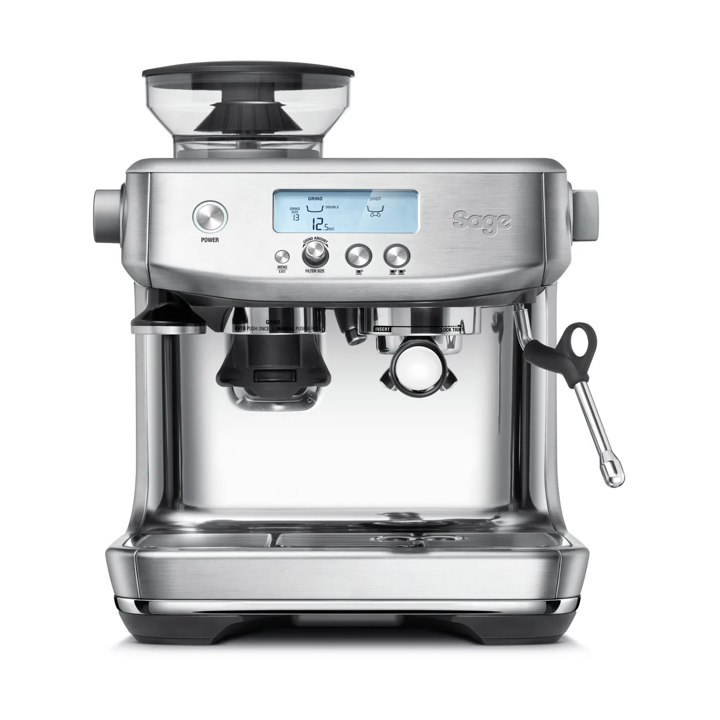 Sage Sage SES 878 halvautomatisk espressomaskin Brushed steel